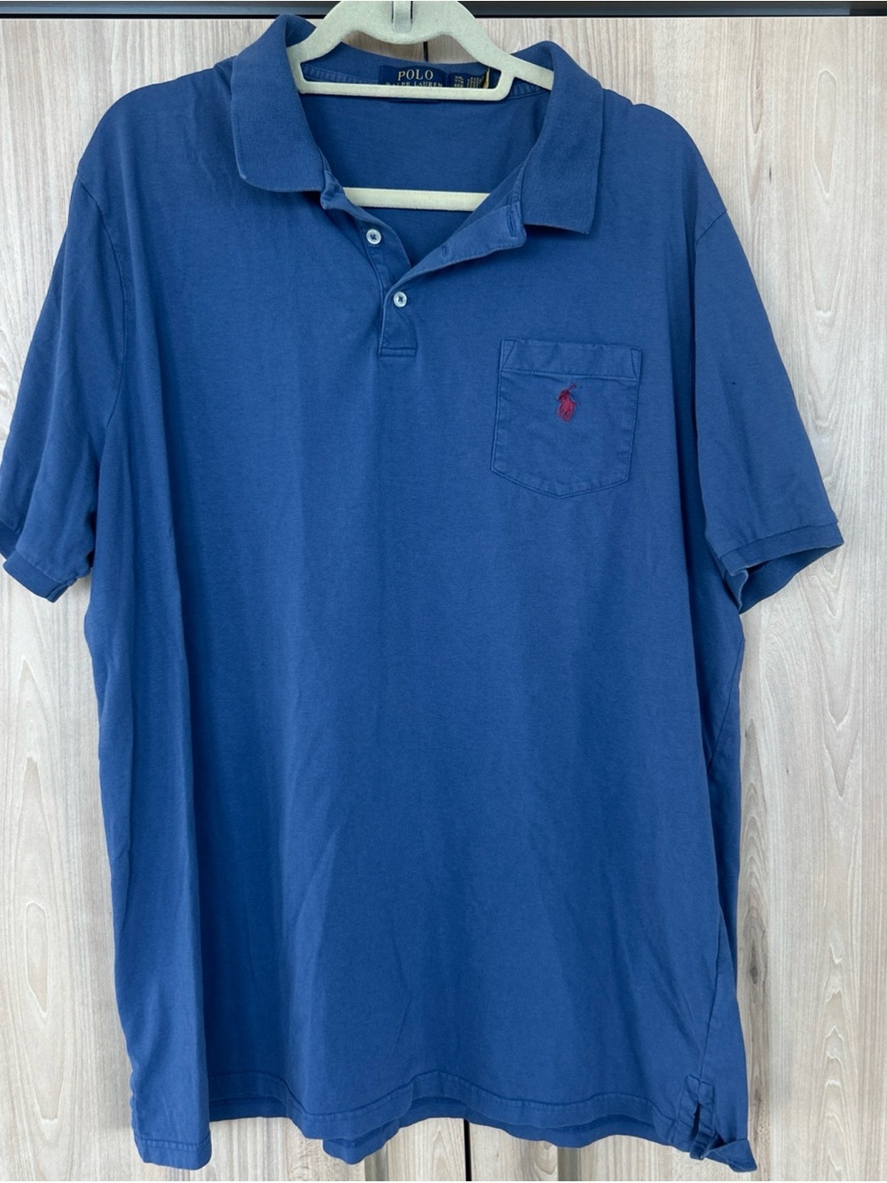 Polo Ralph Lauren Classic Fit Polo Shirt Men’s XXL Blue Short Sleeve Pocket Logo